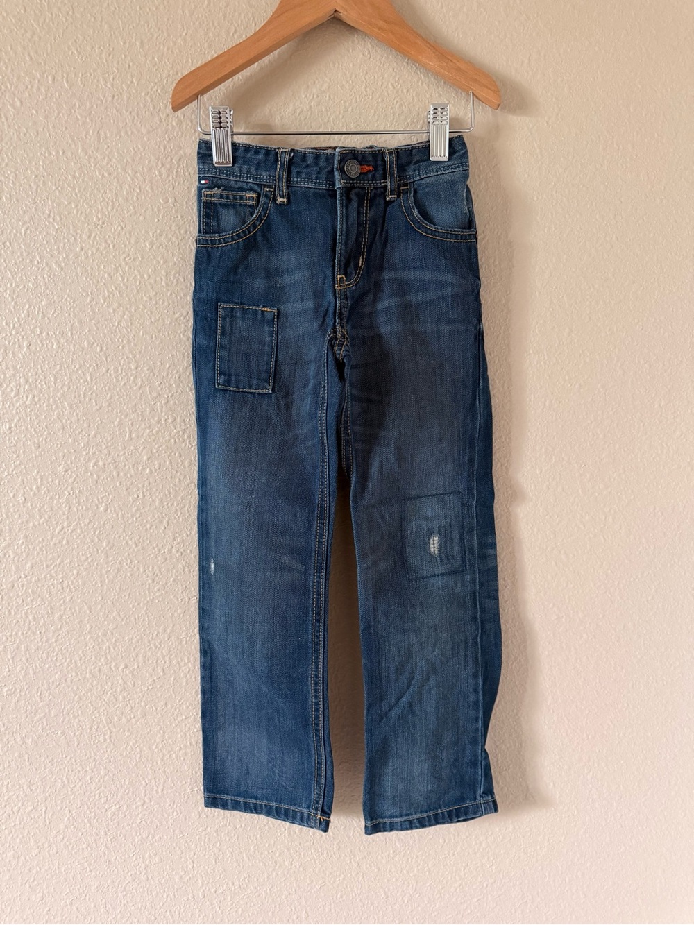 Tommy Hilfiger Men's Straight-Leg Denim Jeans - Dark Blue